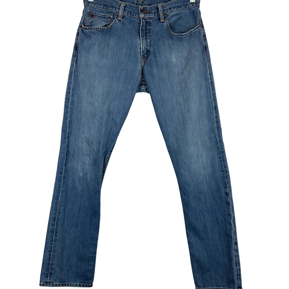 Polo Ralph Lauren Hampton Straight Jeans Mens 33x32 Denim Authentic Dungarees